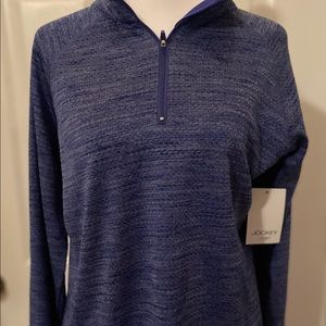 Women’s jockey 1/2 zip top NWT